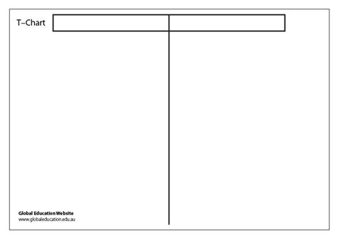 Free T Chart Template