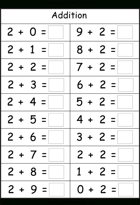 Free 1st grade measurement worksheets. First Grade Math Facts Printable Worksheets | Printable ...