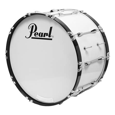 Pearl Competitor 22 X 14 Marching Bass Drum Pure White Gear4music