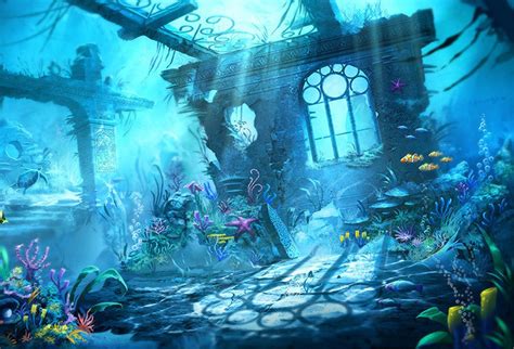 Underwater World Photography Background Fairy Tale Theme Photo Etsy