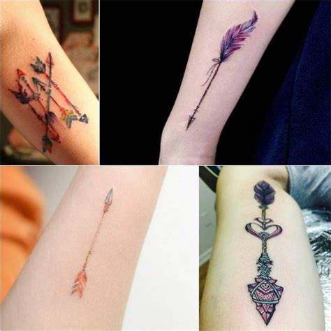 Unique Arrow Tattoos Design With Meanings So Simple Yet Meaningful Feather Arrow Tattoo