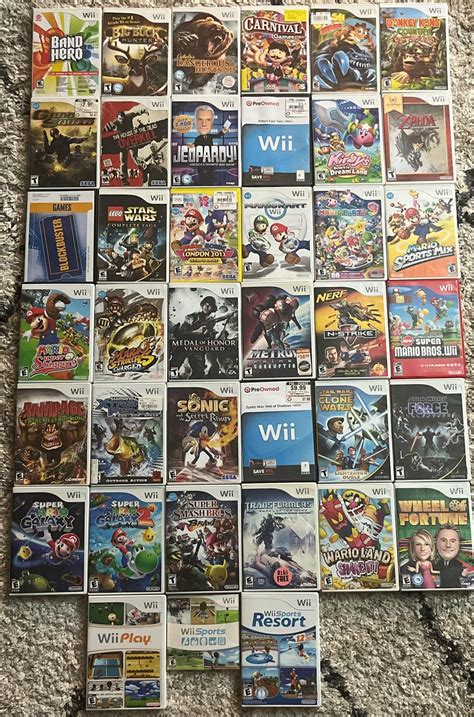 My Wii Game Collection Mainly Acquired From Garage Sales And A