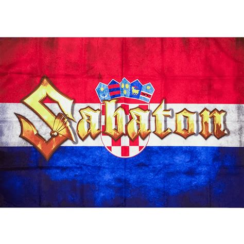 Why don't you let us know. Croatia Sabaton Logo Flag | Sabaton Official Store