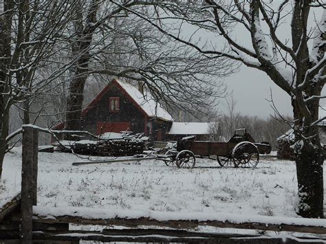 An Old Fashioned Winter Photograph By Karen Cook Fine Art America