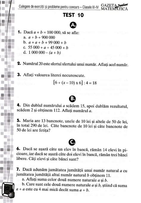 235254396 Carti Culegere Gazeta Matematica Junior Clasele
