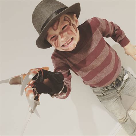 Little Boy Freddy Krueger Kid Costume Halloween Kids Freddy Krueger
