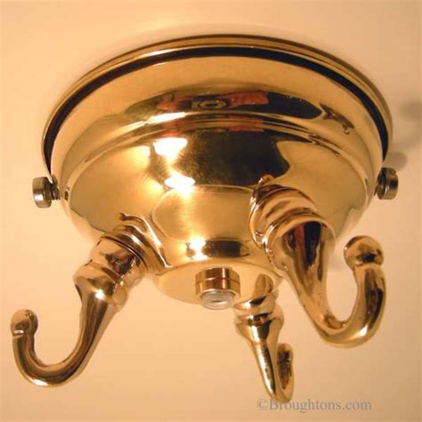 Saw something that caught your attention? Triple Ceiling Hook Plate Brass - Broughtons Lighting ...