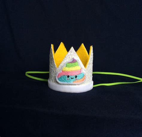 Poop King Dog Crown Poop Emoji Mini Dog Crown Poop Machine Etsy