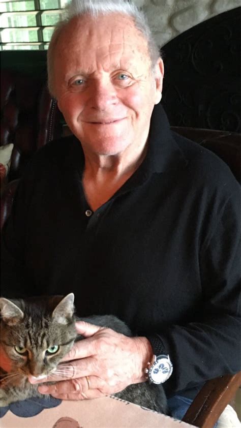 Anthony Hopkins Anthony Hopkins Cat People Celebrities With Cats