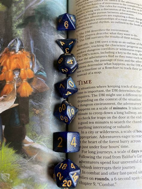 Polyhedral Dice Set Divination Dnd Dice Set Dungeons And Etsy