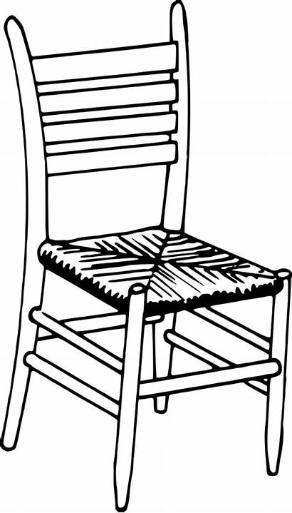 Chair Drawing Clipart Furniture Chairs Clip Line
