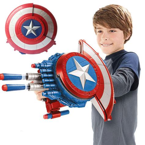 Captain America Shield Nerf Gun The Avengers Marvel Action Figure Tirez
