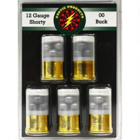 Exotic 12 Gauge Ammunition Shorty 1 34 00 Buckshot 5 Rounds