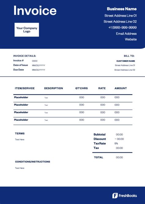 Free Excel Invoice Template Free Downloadable Templates