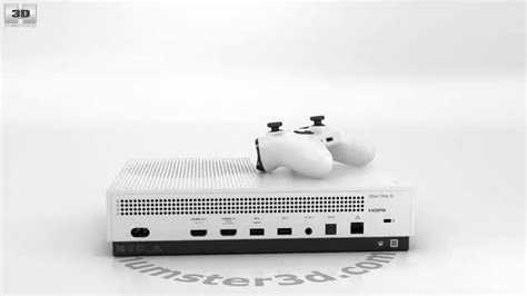 Microsoft Xbox One S 3d Model By Youtube