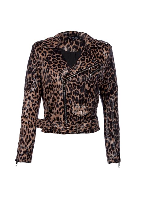 Leopard Print Moto Jacket Animal Print Biker Jacket Leopard Jacket