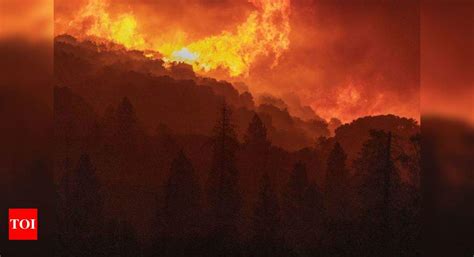 Raging Wildfires Destroy Washington Town Roar Through