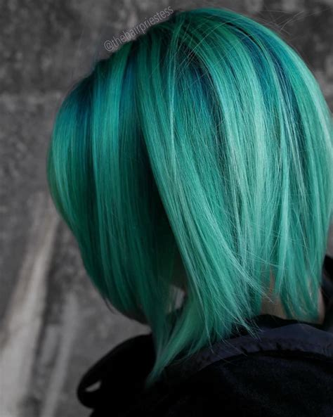 Swooning Over This Seafoam Green 🤤 Thehairpriestess Green Hair