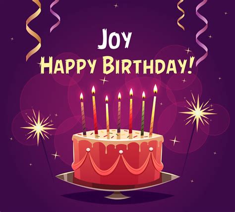 Happy Birthday Joy Pictures Congratulations