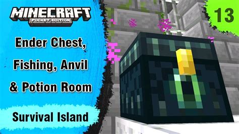 Survival Island 13 Ender Chest Anvil Potion Room And Fishing