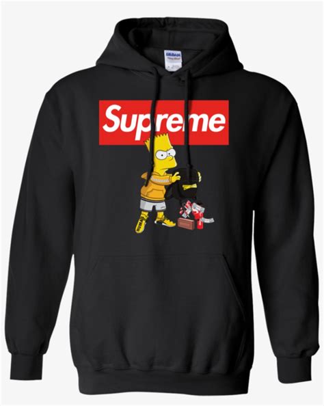 Top Sale Bart Simpson Supreme Gucci Shirt G185 Gildan