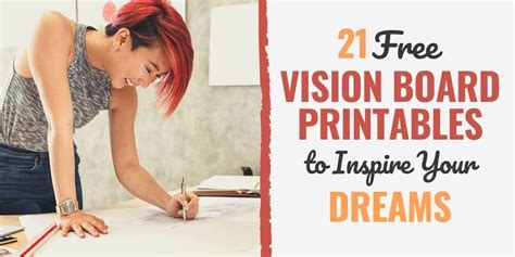 31 Free Vision Board Printables To Inspire Your Dreams Free Vision