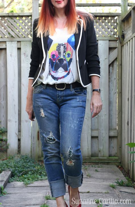 See more ideas about work outfit, work fashion, fashion. How To Dress Up A Graphic Tee - Suzanne Carillo