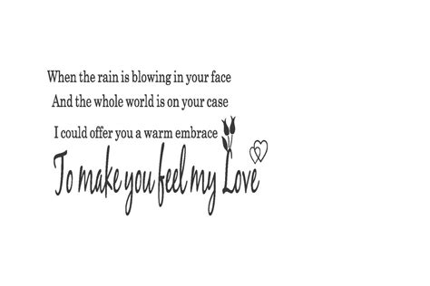 Noministnow: Make You Feel My Love Lyrics Adele