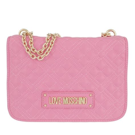 Love Moschino Borsa Quilted Nappa Pu Rosa In Pink Fashionette