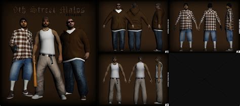 Grand Theft Auto San Andreas Skinpack Collection Behance