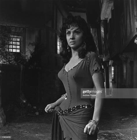 Italian Actress Gina Lollobrigida As Esmeralda In The 1956 Film The