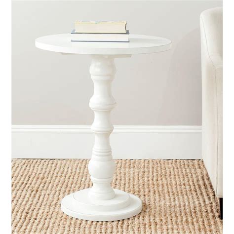 2 piece ebony lawson nesting side table set. Safavieh Greta Off-White End Table-AMH6603A - The Home Depot