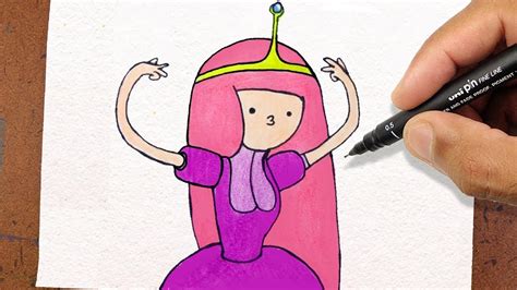Como Desenhar Princesa Jujuba Hora De Aventura Colorindo Desenhos Famosos Youtube