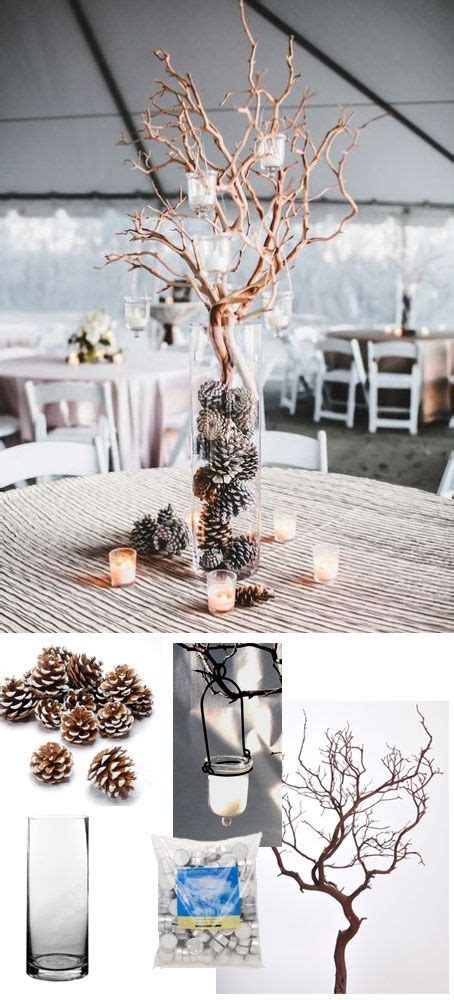 Hanging Glass Votive Holder With Candle Winter Wonderland Wedding