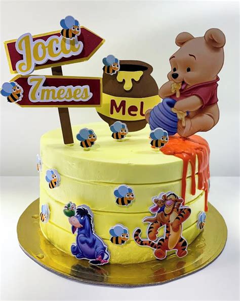 Topo De Bolo Ursinho Pooh