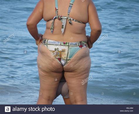 Fat Woman Bikini High Resolution Stock Photography And Images Alamy