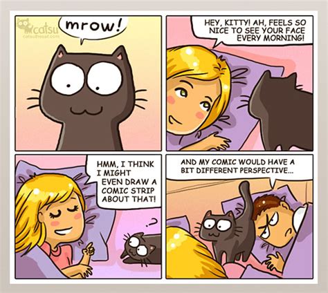 If You Own A Cat These Comics Purrfectly Describe Your Life
