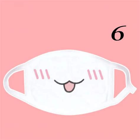 1pc Kwaii Cute Anti Dust Mask Kpop Cotton Mouth Mask Anime Cartoon