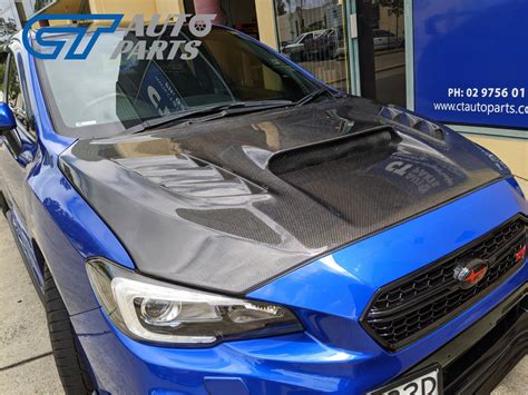 Varis Arising Ii Style Carbon Fibre Bonnet Hood For 2015 2021 Subaru