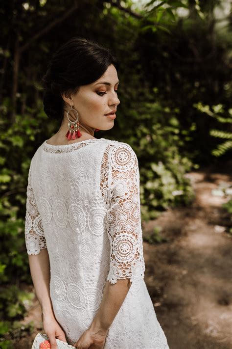 Maybe you would like to learn more about one of these? Lotte - Hippie Brautkleid kurz Spitze - Claudia Heller ...