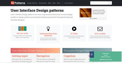 10 Great Sites For Ui Design Patterns Ixdf