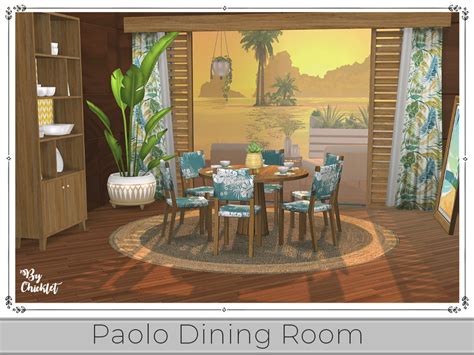 Paolo Dining Room By Chicklet From Tsr • Sims 4 Downloads