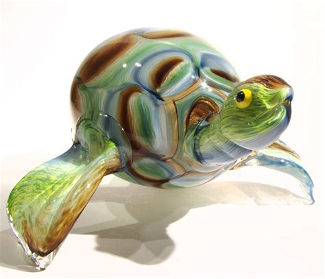 Art Glass Sea Turtle From Kelasa Glass Gallery On Kauaii