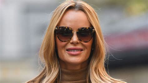 Amanda Holden Turns Up The Heat In Figure Hugging Skirt Hello