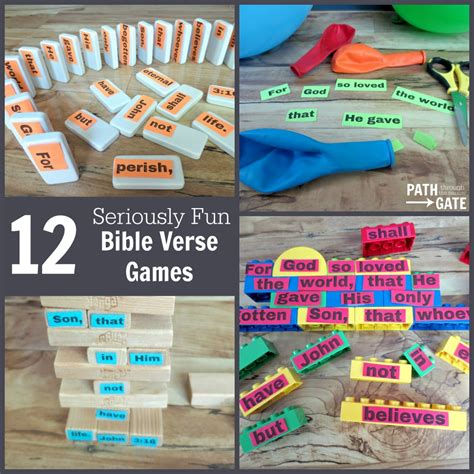 12 Seriously Fun Memory Verse Bible Games