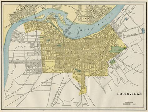 30 Street Map Of Louisville Ky Maps Database Source