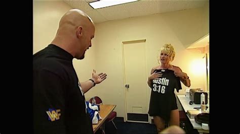 Stone Cold Steve Austin Walks In On Sable Naked Backstage 1997 WWF