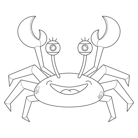 Coloriage d un crabe gratuit à imprimer Tête à modeler