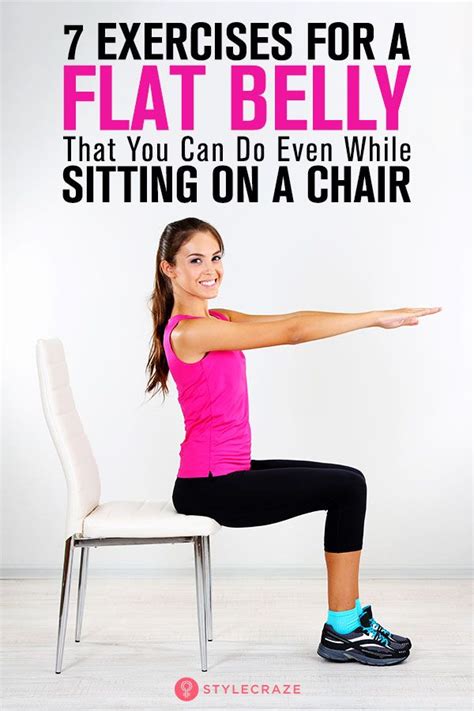 7 Exercises For A Flat Belly That You Can Do Even While Sitting On A