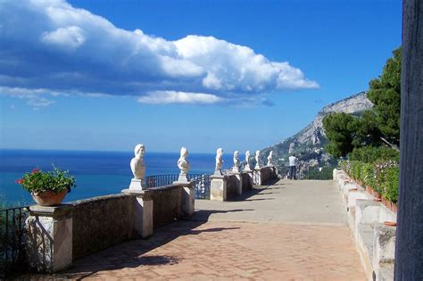 The Breathtaking Terrace Of Infinity In Villa Cimbrone Ravello